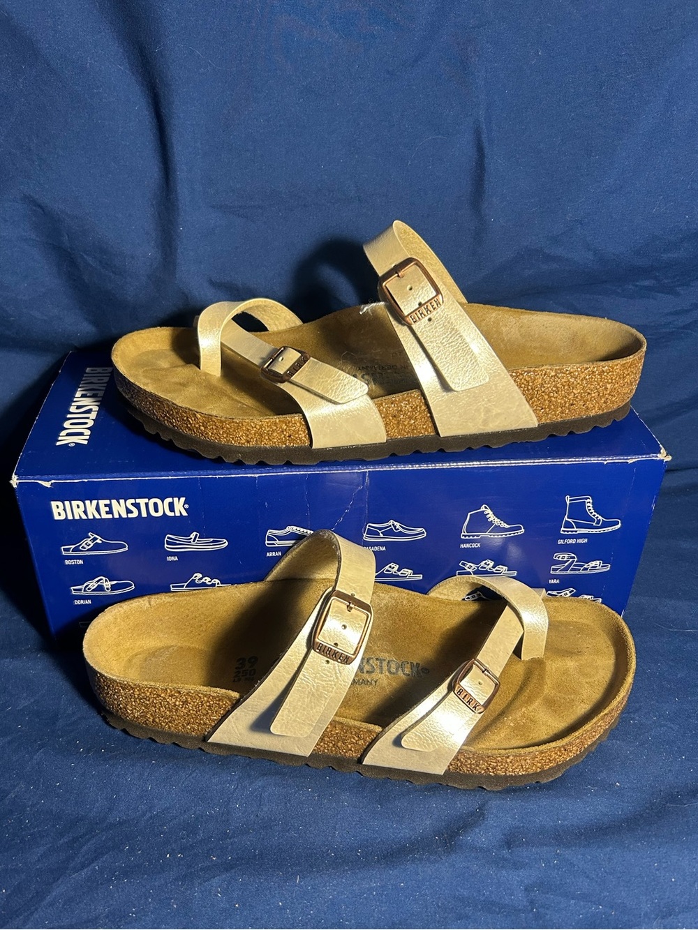Birkenstock- Mayari, graceful antique, birko-flor, 8 women QS